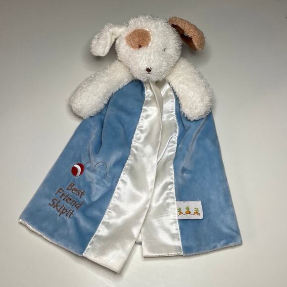 Bunnies by the Bay Best Friend Skipit Puppy Bye Bye Buddy Lovey Baby Blanket - Picture 1 of 9